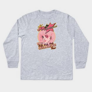 Jem and The Holograms Tour - Distressed Kids Long Sleeve T-Shirt